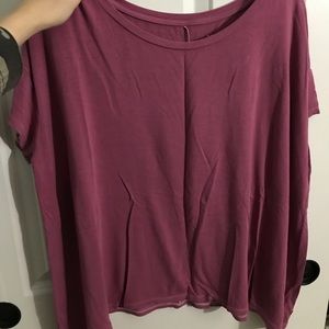American Eagle Dark Pink loose Shirt